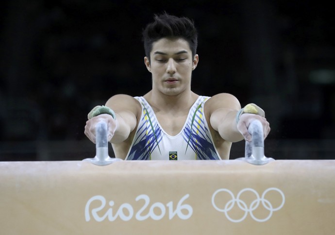 Arthur Mariano final individual masculina ginástica artística (Foto: Damir Sagolj/REUTERS)