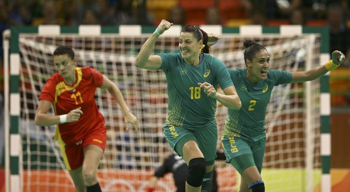 Brasil x Romênia Handebol (Foto: REUTERS/Marko Djurica)