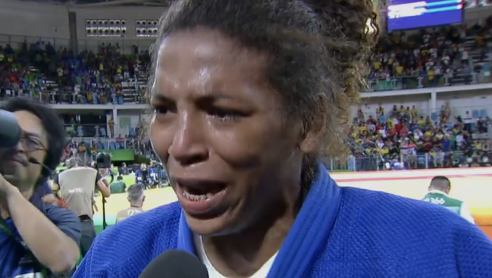 Rafaela Silva, judoca do Brasil (Foto: Reprodução SporTV)