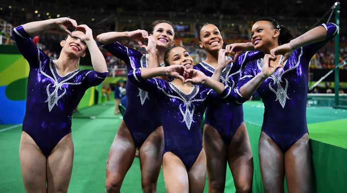 Equipe do Brasil de ginástica (Foto: Getty Images)