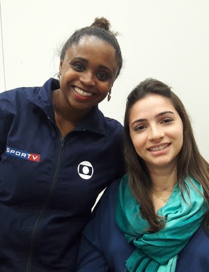 Daiane dos Santos e Lais Souza (Foto: Marcos Guerra)