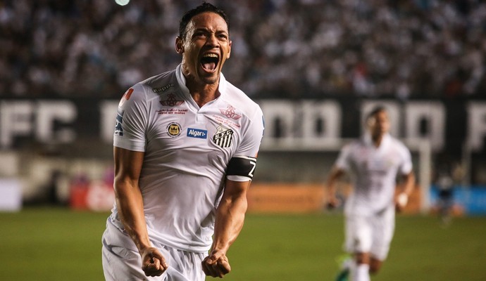 santos x gama ricardo oliveira (Foto: Fred Casagrande/Estadão Conteúdo)