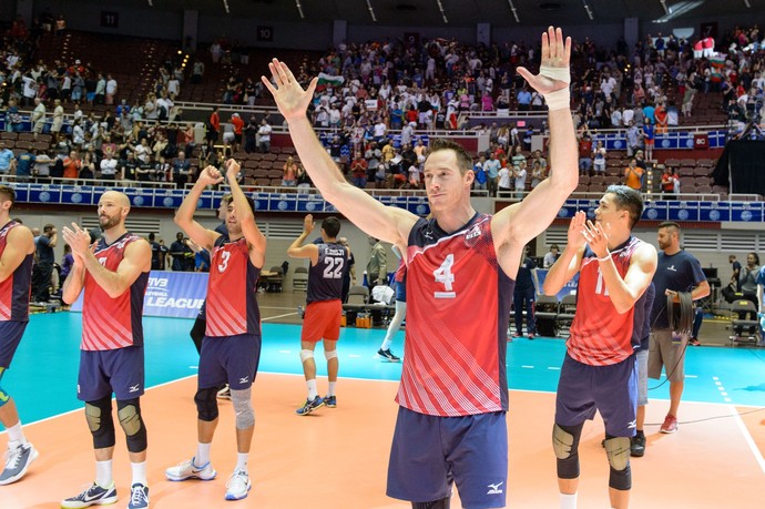 David Lee Estados Unidos Liga Mundial vôlei (Foto: Divulgação FIVB)