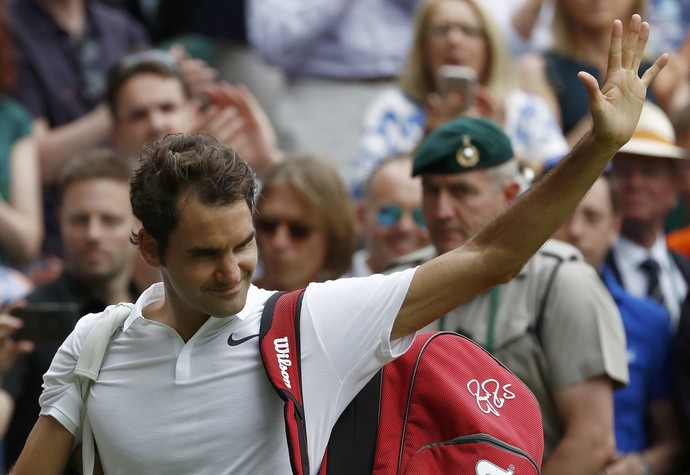 Roger Federer, Wimbledon, tênis (Foto: Reuters)