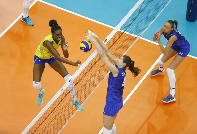 Em Bangcoc, o Brasil venceu a Tailândia e agora desbancou a Rússia (Foto: Divulgação / FIVB)