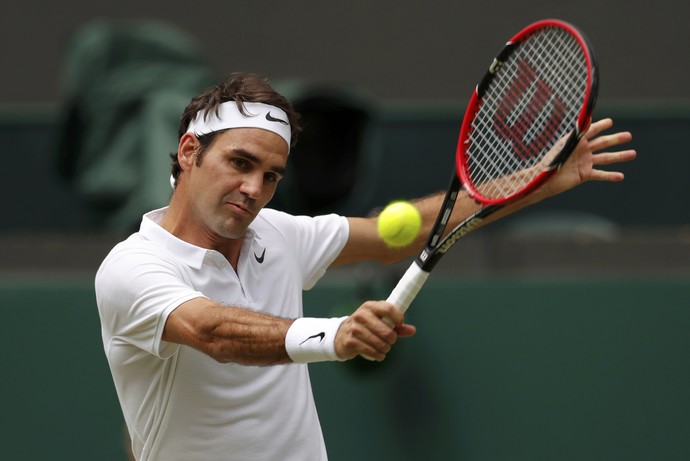 Roger Federer, Wimbledon, tênis (Foto: Reuters)