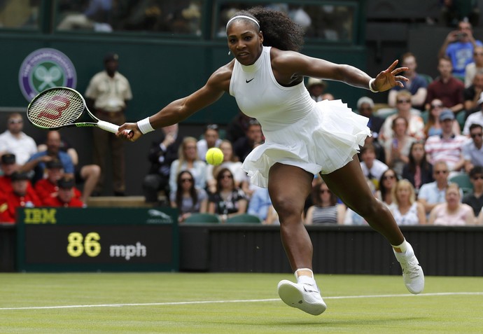 Serena Williams em Wimbledon (Foto: Reuters)