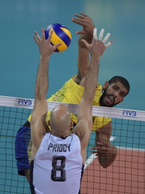 Brasil x EUA - Liga Mundial de Vôlei Arena Carioca 1 - Wallace (Foto: Divulgação/FIVB)