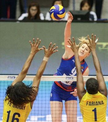 Mihajlovic Sérvia Brasil Grand Prix (Foto: Divulgação / FIVB)