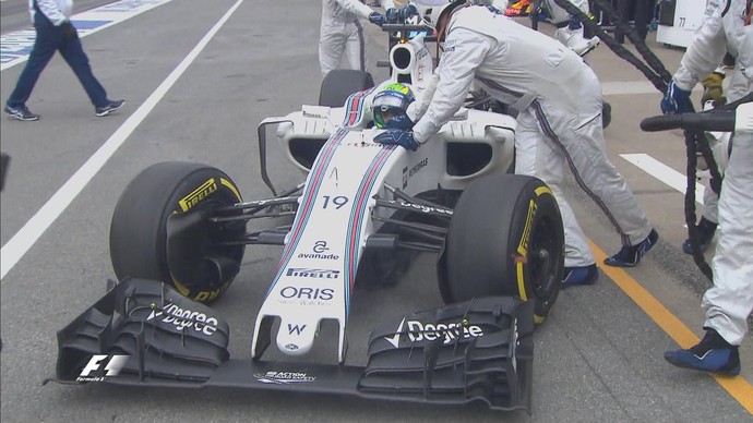 Com problemas no motor, Felipe Massa recolheu para os boxes e abandonou o GP do Canadá 2016 (Foto: Divulgação)