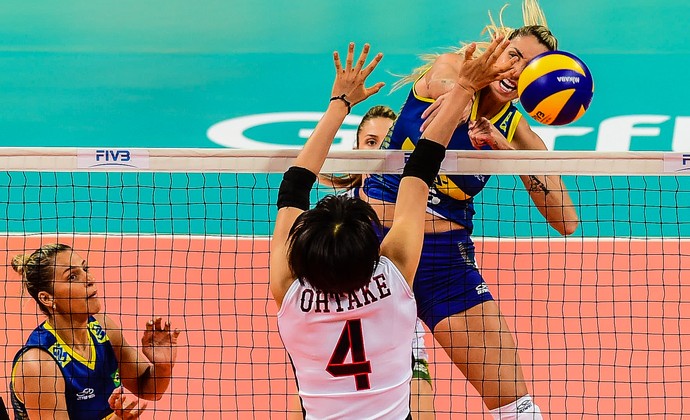 Thaisa Brasil x Japão Grand Prix vôlei (Foto: Divulgação /FIVB)