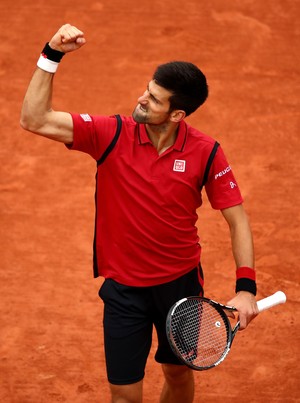 Novak Djokovic na semifinal de Roland Garros 2016 (Foto: Getty Images)