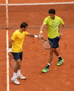 Marcelo Melo e Ivan Dodig semifinal Roland Garros 2016 (Foto: Getty Images)