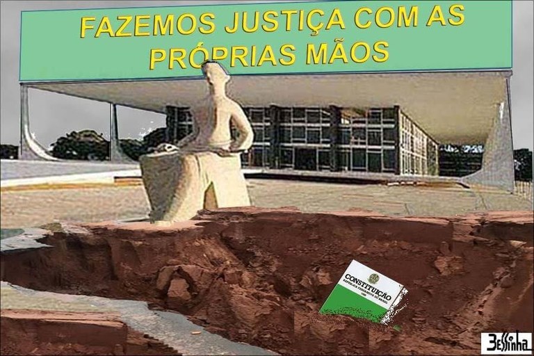 bessinha justiça com as mãos