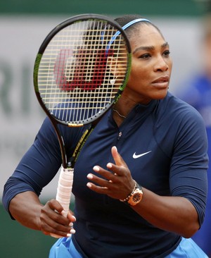 Serena Williams nas oitavas de Roland Garros 2016 (Foto: Reuters)