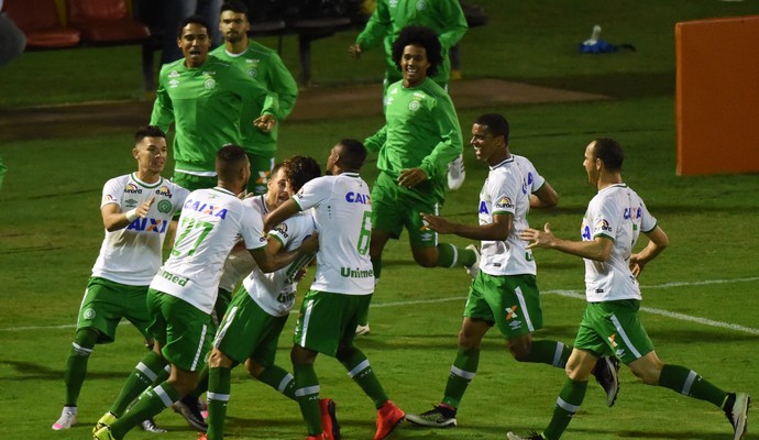 Gol Hyoran Chapecoense (Foto: André Durão)