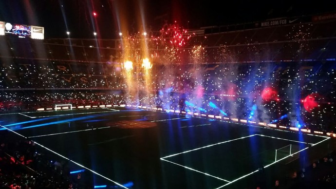 Barcelona Festa Copa do Rei Camp Nou (Foto: Eduardo Peixoto)