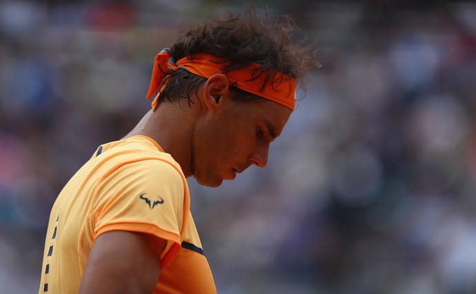 Rafael Nadal contra Novak Djokovic no Masters 1000 de Roma (Foto: Getty Images)