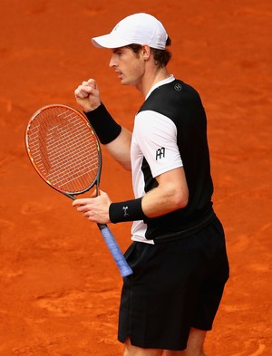 Andy Murray contra Rafael Nadal no Masters 1000 de Madri (Foto: Getty Images)