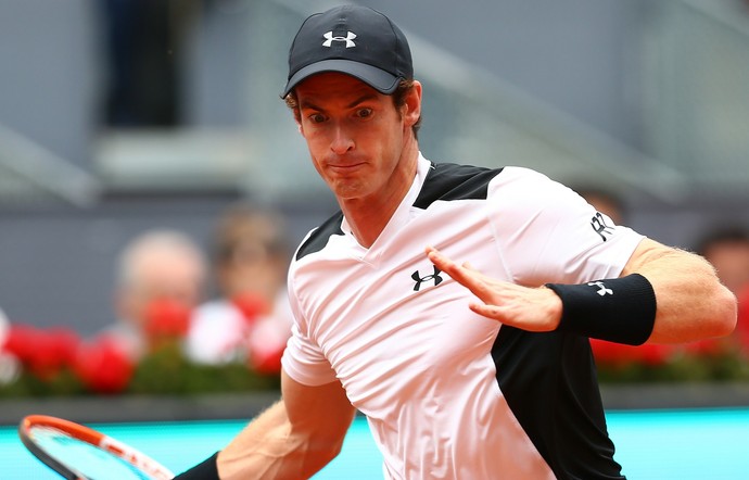 Andy Murray vence Gilles Simon no Masters 1000 de Madri (Foto: Getty Images)