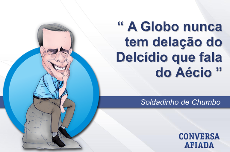 A Globo nunca tem delação do Delcídio que fala do Aécio