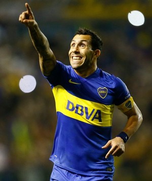 Tevez Boca Juniors x Deportivo Cali (Foto: Divulgação / Boca Juniors)