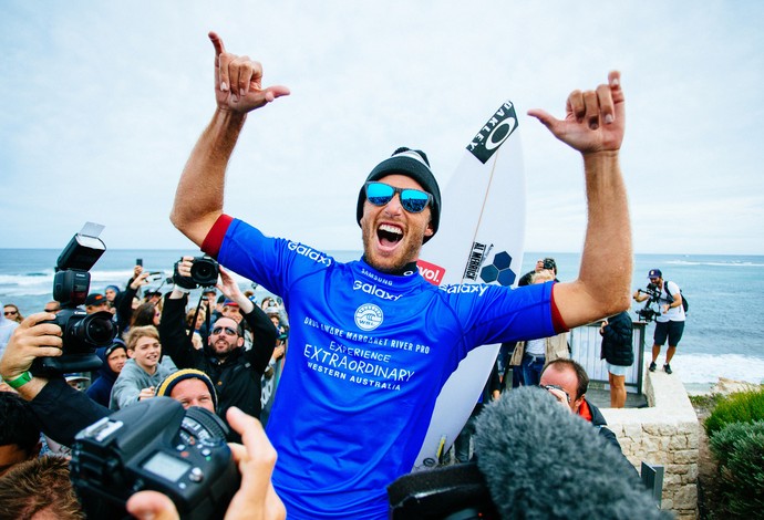 Sebastian Zietz campeão margaret river surfe (Foto: Divulgação/WSL)