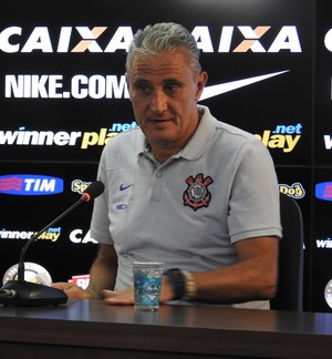 Tite coletiva Corinthians (Foto: Carlos Augusto Ferrari)