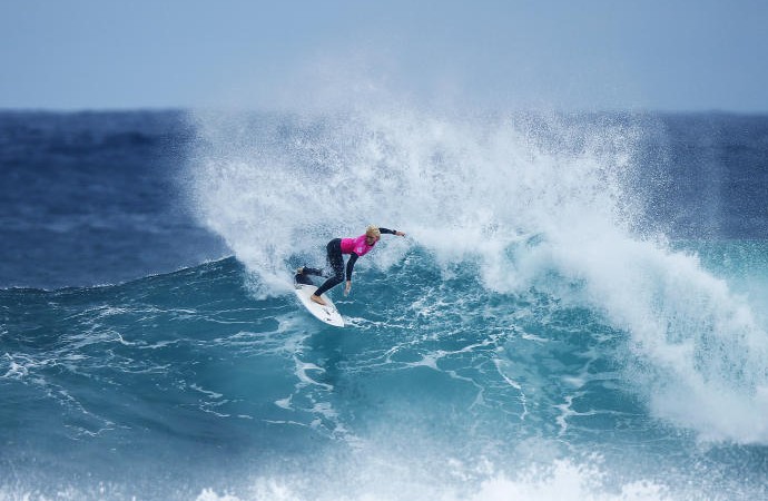 Tatiana Weston-Webb terminou em 3º na etapa de Margaret River (Foto: Divulgação/WSL)