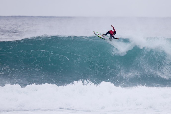 Gabriel Medina surfou bem, mas acabou eliminado no round 5 da etapa de Margaret (Foto: Divulgação)