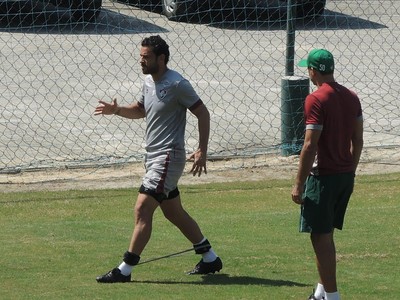 Fred treino Fluminense (Foto: Fred Huber/ Globoesporte.com)