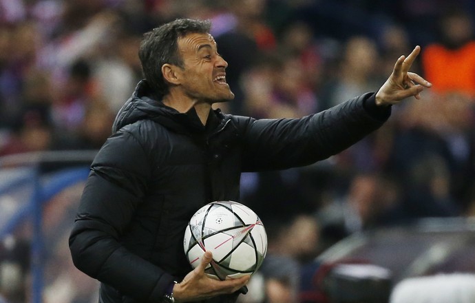 Luis Enrique Atlético de Madrid x Barcelona (Foto: Reuters)