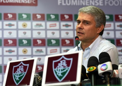 Coletiva Peter Siemsen - Fluminense Fred (Foto: André Durão)