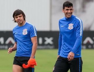 Romero e Balbuena, Corinthians (Foto: Daniel Augusto Jr/ Ag. Corinthians)