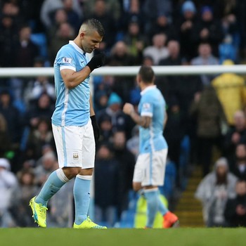 Aguero West Bromwich Albion x Manchester City (Foto: Reuters)