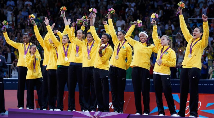 medalha de ouro vôlei feminino Olimpíadas 2012 (Foto: Reuters)