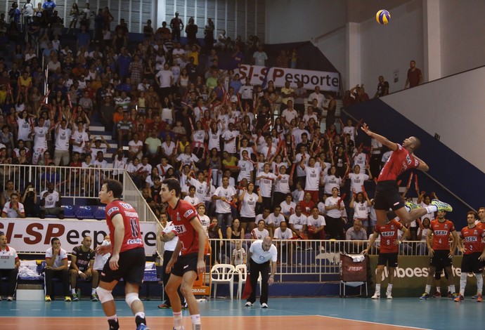 Sesi-SP X Cruzeiro- semifinal da Superliga (Foto: Everton Amaro/Sesi-SP)