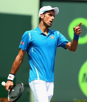 Novak Djokovic vence David Goffin na semifinal do Masters 1000 de Miami (Foto: Getty Images)