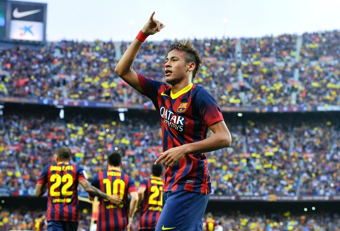 Neymar Barcelona Real Madrid 2013 (Foto: Getty Images)