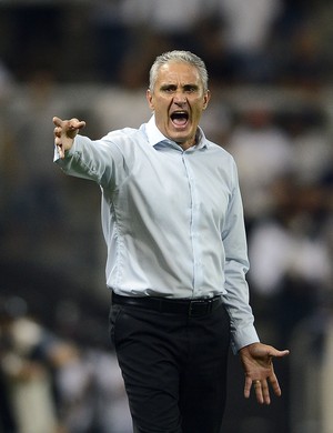 Tite Corinthians Ponte Preta (Foto: Mauro Horita)