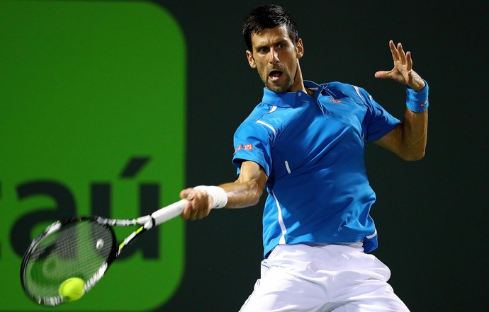 Novak Djokovic vence Tomas Berdych no Masters 1000 de Miami (Foto: Getty Images)