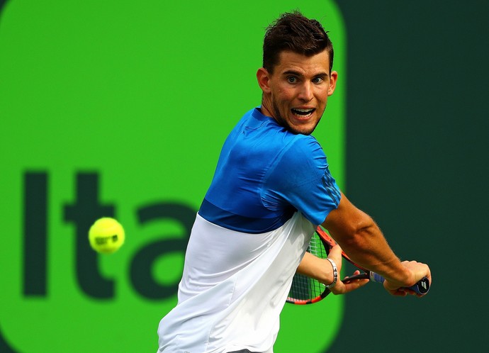 Novak Djokovic x Dominic Thiem Masters 1000 de Miami (Foto: Getty Images)