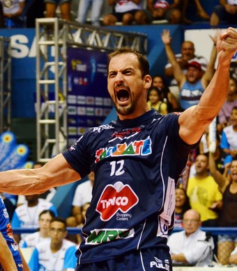 Lipe Vôlei Taubaté x Cruzeiro Sul-Americano 2016 (Foto: Danilo Sardinha/GloboEsporte.com)