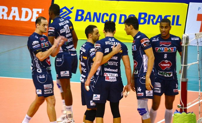 São José Vôlei x Vôlei Taubaté Superliga Masculina (Foto: Felipe Kyoshy/GloboEsporte.com)