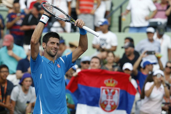 Novak Djokovic vence João Sousa no Masters 1000 de Miami (Foto: Reuters)