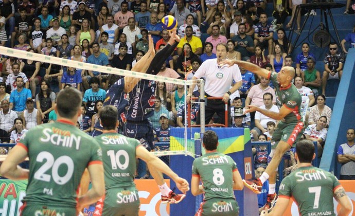 Taubaté Campinas vôlei Superliga semifinal Abaeté jogo 1 (Foto: Vôlei Brasil Kirin/ Divulgação)