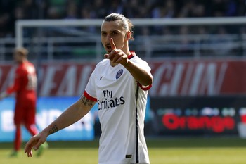 Ibrahimovic PSG Troye (Foto: Philippe Wojazer / Reuters)