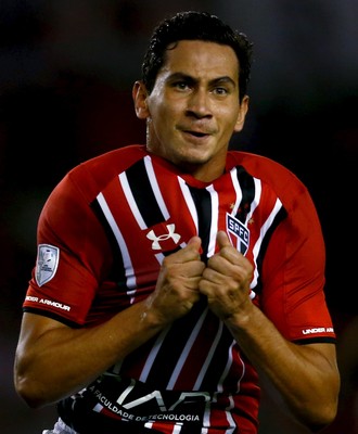 Ganso, River Plate x São Paulo, Libertadores 2016 (Foto: Reuters)