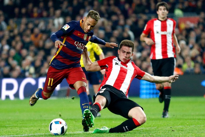 Aymeric Laporte Athletic Bilbao Barcelona (Foto: AP)