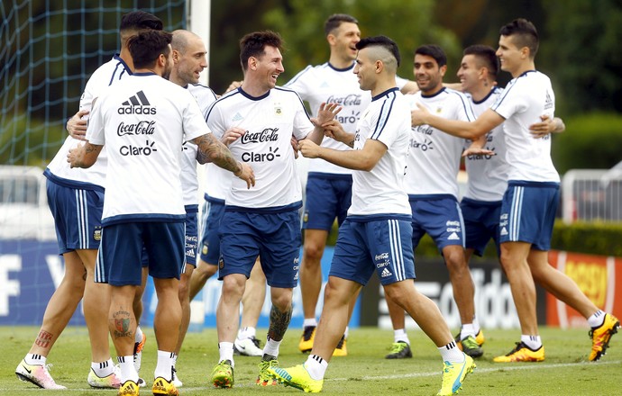 Messi treino Argentina (Foto: Reuters)